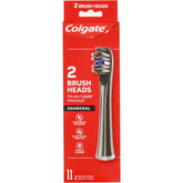 Colgate Pro Clinical Deep Clean Brush Heads 2 Pack Black